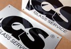 Glass service - gravrovan logo