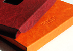 Detail ražby a potahu krabiček